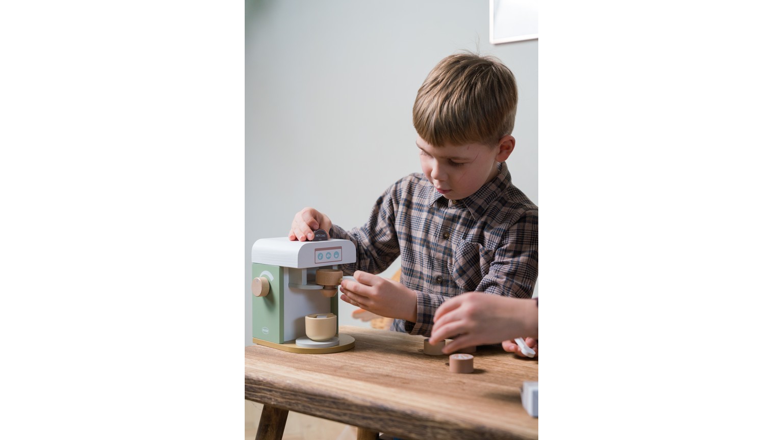 Kaffeemaschine Holz Xl Geschenkbox 13 Teile